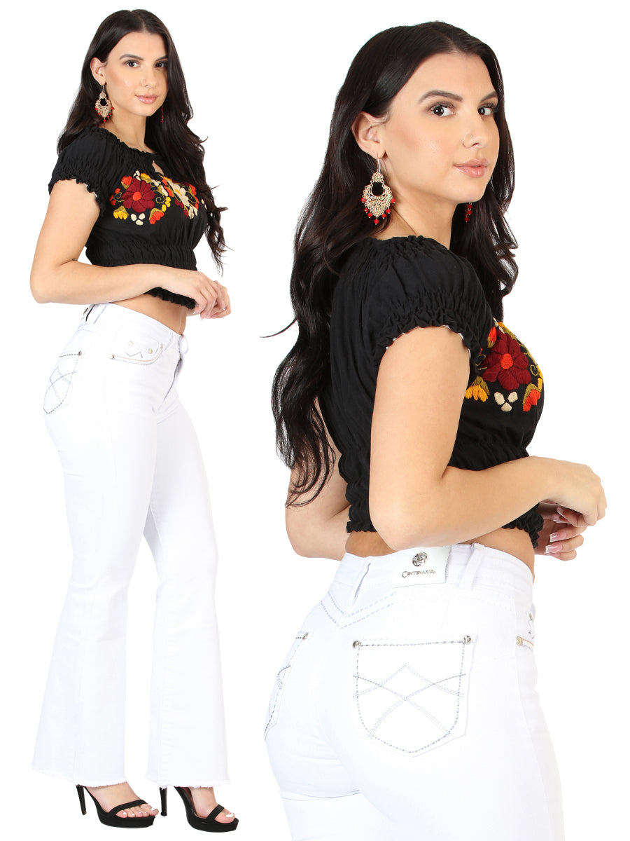 Womens Black Centenario Jeans 44822 main image 1