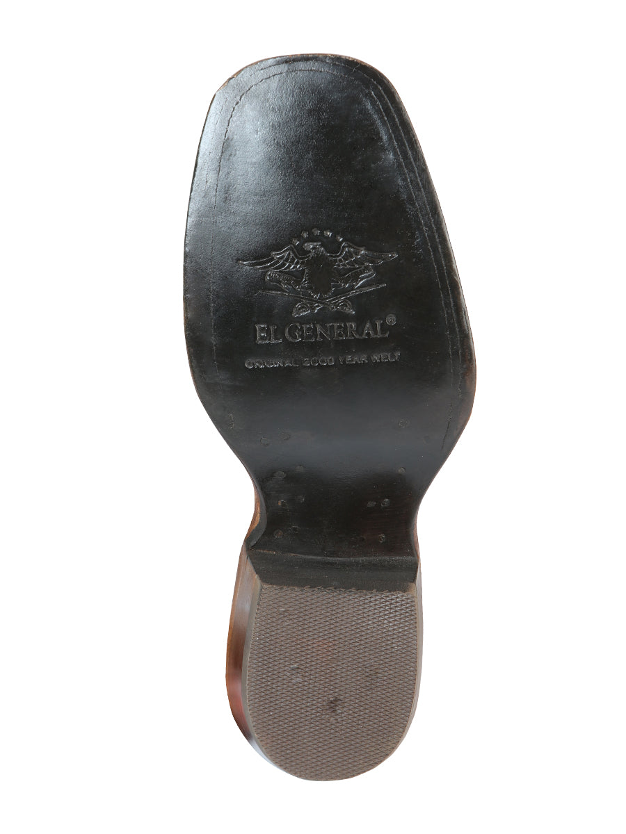 El General Womens Rodeo Boot - Nobuck Camel 51164