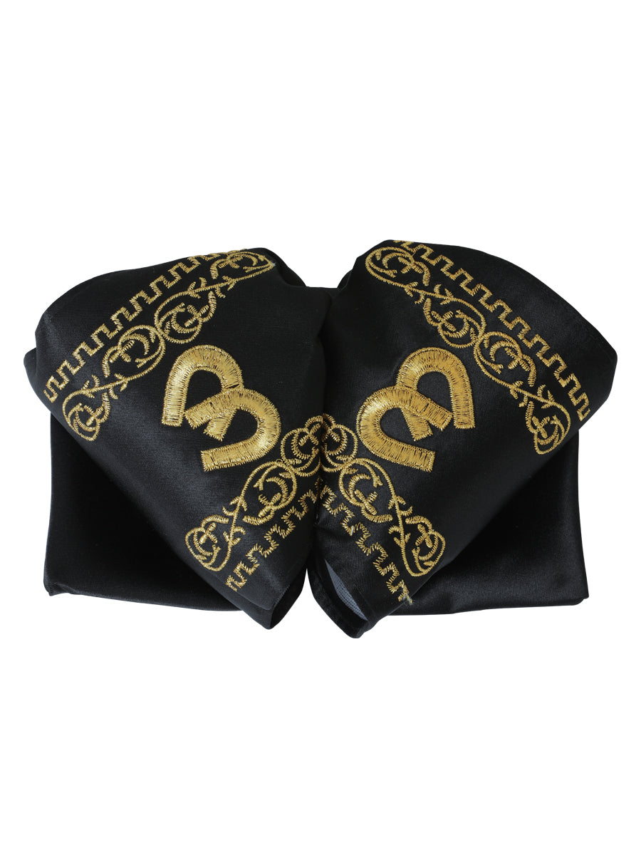 Adult
Mexican Charro Bow Tie 100% Polyester Black/Gold 600484