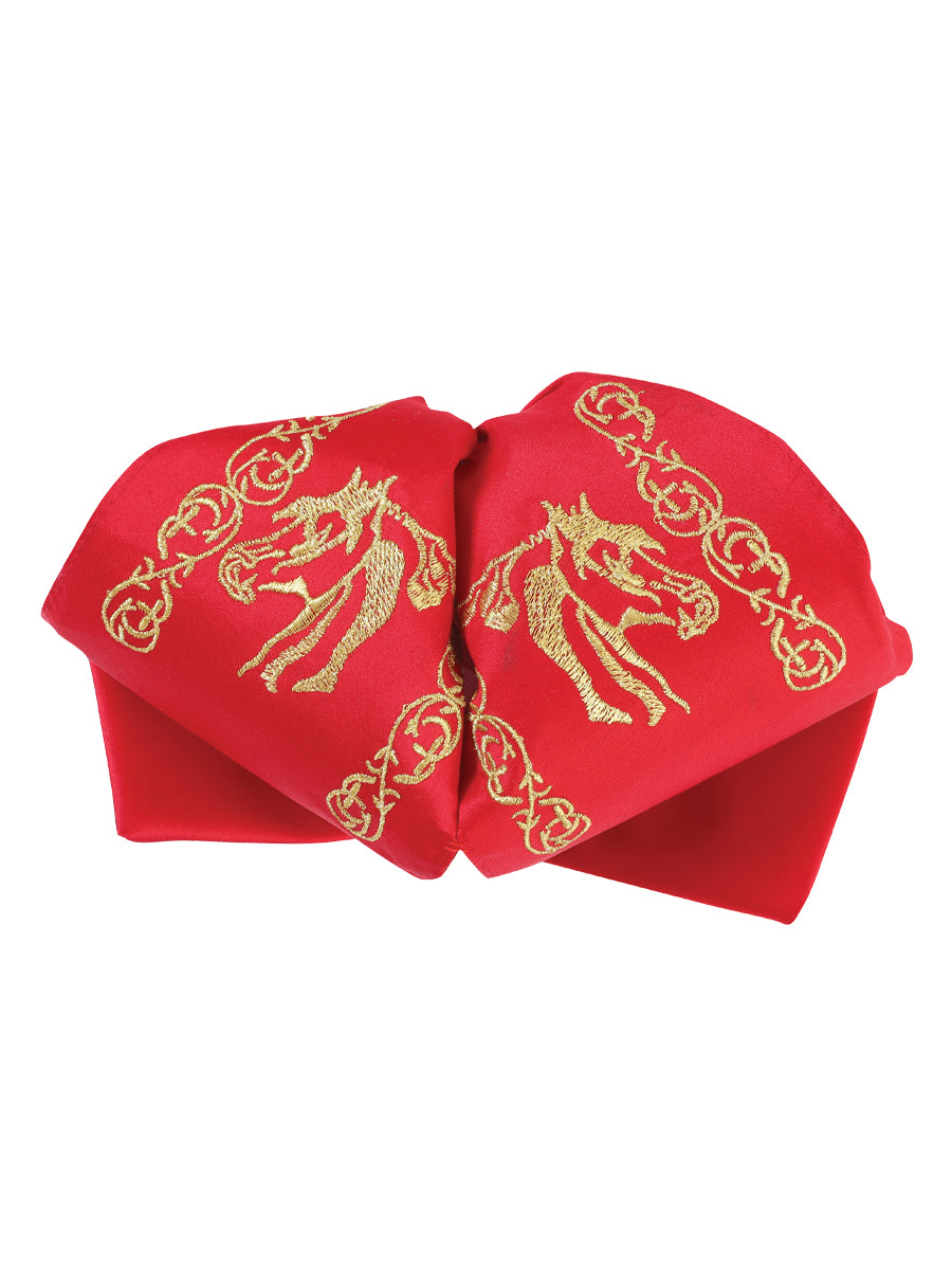 Adult
Mexican Charro Bow Tie 100% Polyester Red/Gold 601767