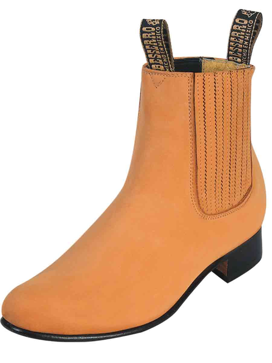 El Besserro Charro Boot - Nobuck Honey 203