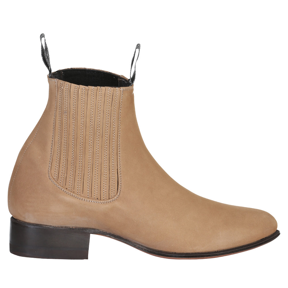 Canelo Charro Boot - Nobuck - Beige 230