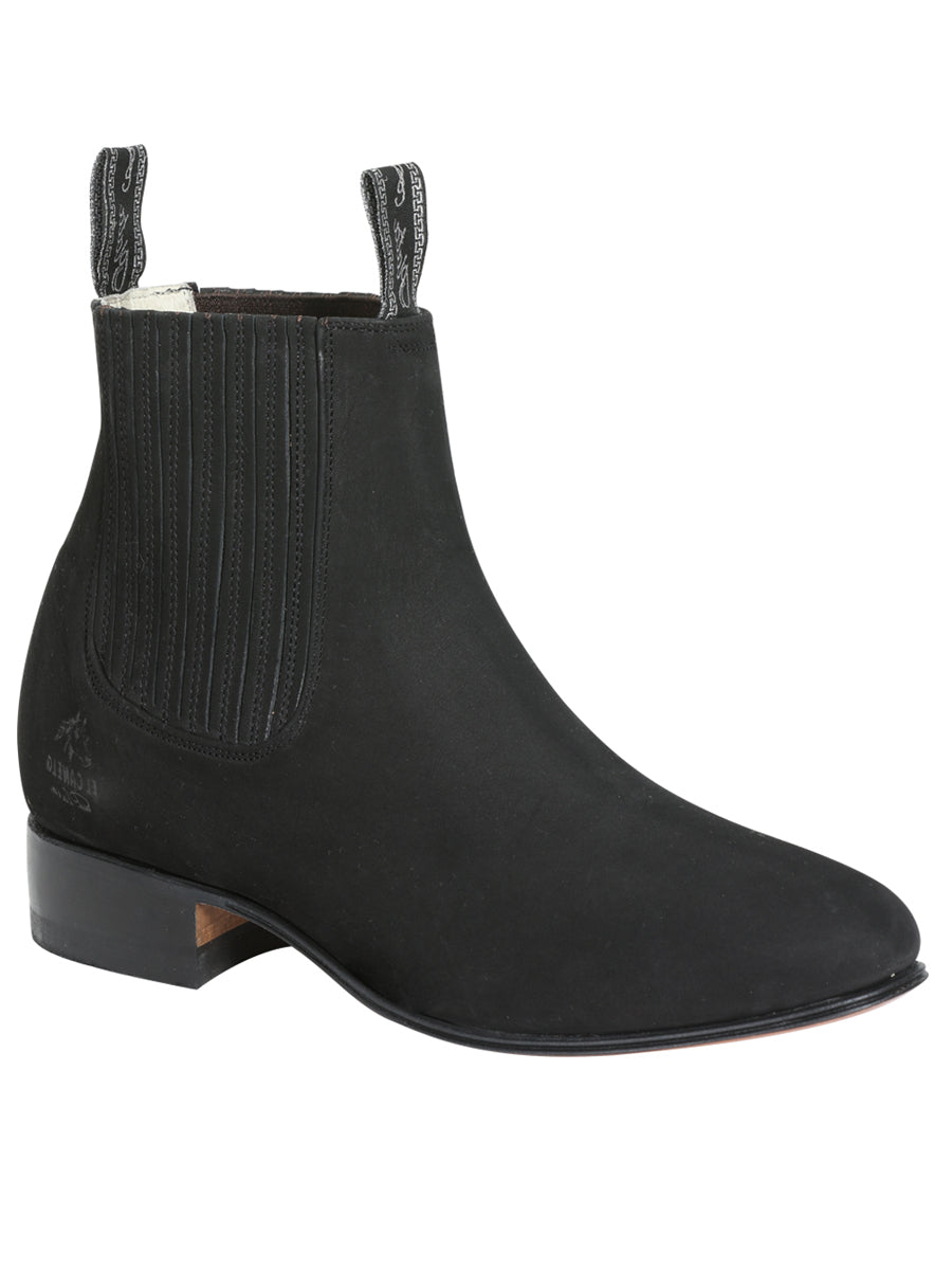 Canelo Charro Boot - Black Nobuck 3663