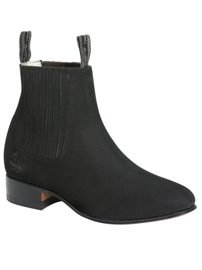 Canelo Charro Boot - Black Nobuck 3663
