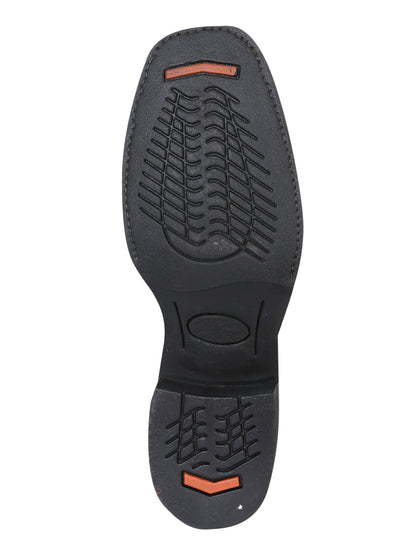 El General Rodeo Boot - Crazy  Brown/Dark Brown with Embroidery  34311