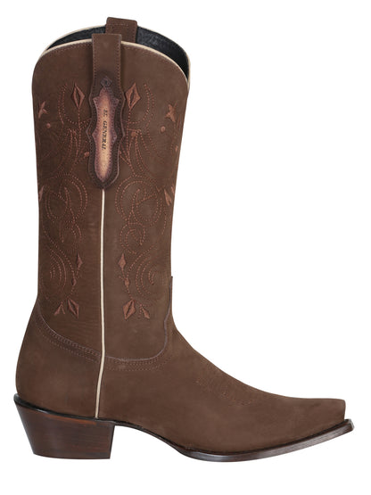 El General Limited Edition Western Boot - Nobuck Camel 34513