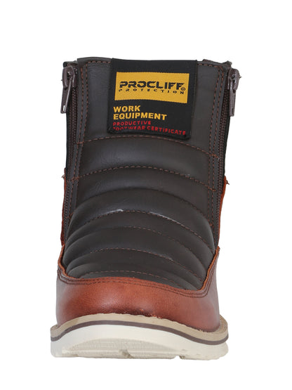 Procliff Pull Up Work Boot- Wine 35205