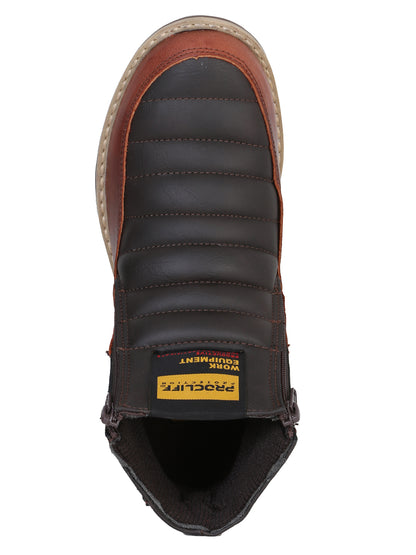 Procliff Pull Up Work Boot- Wine 35205