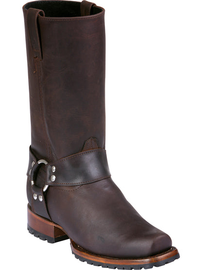El General Biker Boot - Crazy Dark Brown 40673