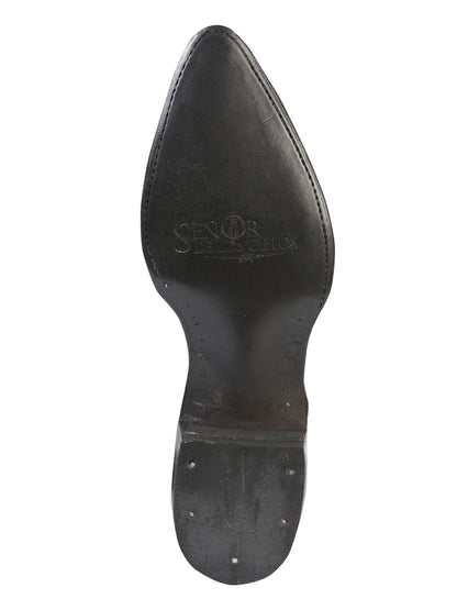 El Señor de los Cielos Men’s Western Boot - Ostrich Print Leather -  Butter 40837