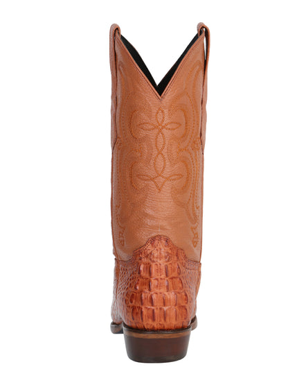 Cowboy boot  El Senor de los Cielos - Caiman  - Cognac 40841