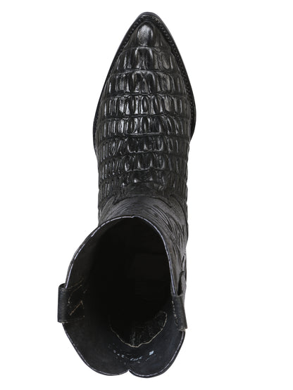 Cowboy boot  El Senor de los Cielos - Caiman  - Black 40842