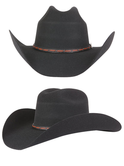 El Senor de los Cielos Felt Western Hat 50x Black 41675