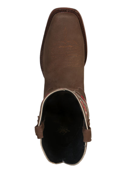 El General Rodeo Boot - Suede Camel 41784