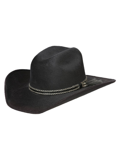 El General Suede Western Kids Hat Black 44247