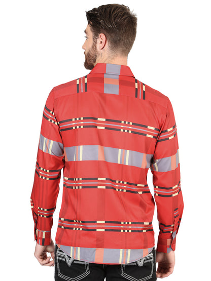 El General Red Casual Long-Sleeve Shirt 44601