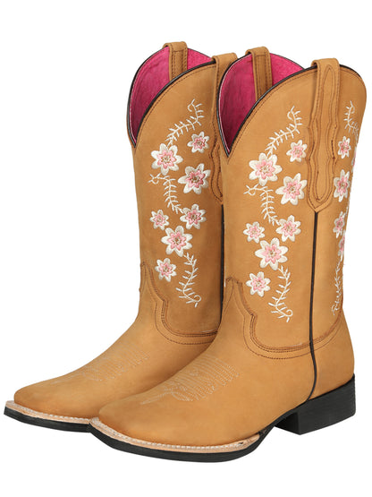 Cowboy Boot  - El Geneal Rodeo - Woman Nobuck - Peach 44644