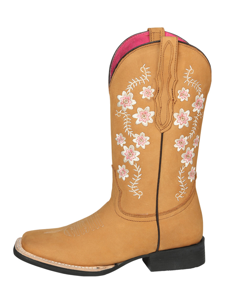 Cowboy Boot  - El Geneal Rodeo - Woman Nobuck - Peach 44644