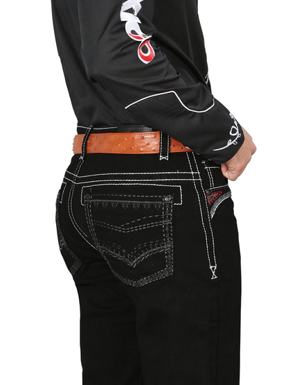 Centenario Bootcut Denim Jeans - Black 44966