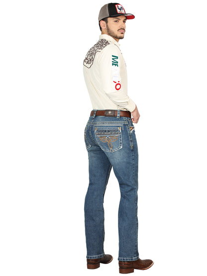 Centenario Bootcut Denim Jeans - Dark Blue 44969