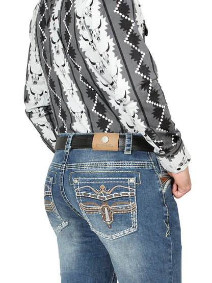 Centenario Bootcut Denim Jeans - Medium Blue 44971