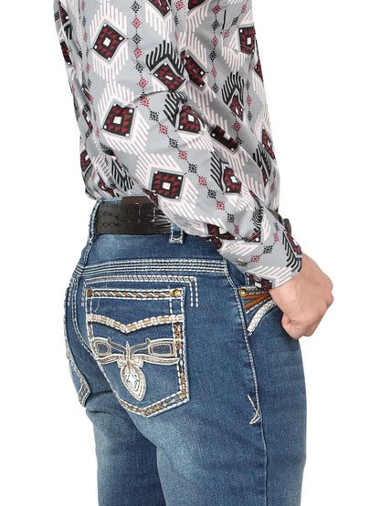 Centenario Bootcut Denim Jeans - Dark Blue 44974