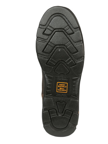 Buffalo & Bull Men’s Work Boots with Toe Cap Bovine Leather - Rino  Moka 45260