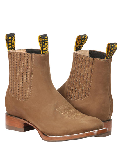 El General Men’s Ankle Boots - Nobuck Brown 45338