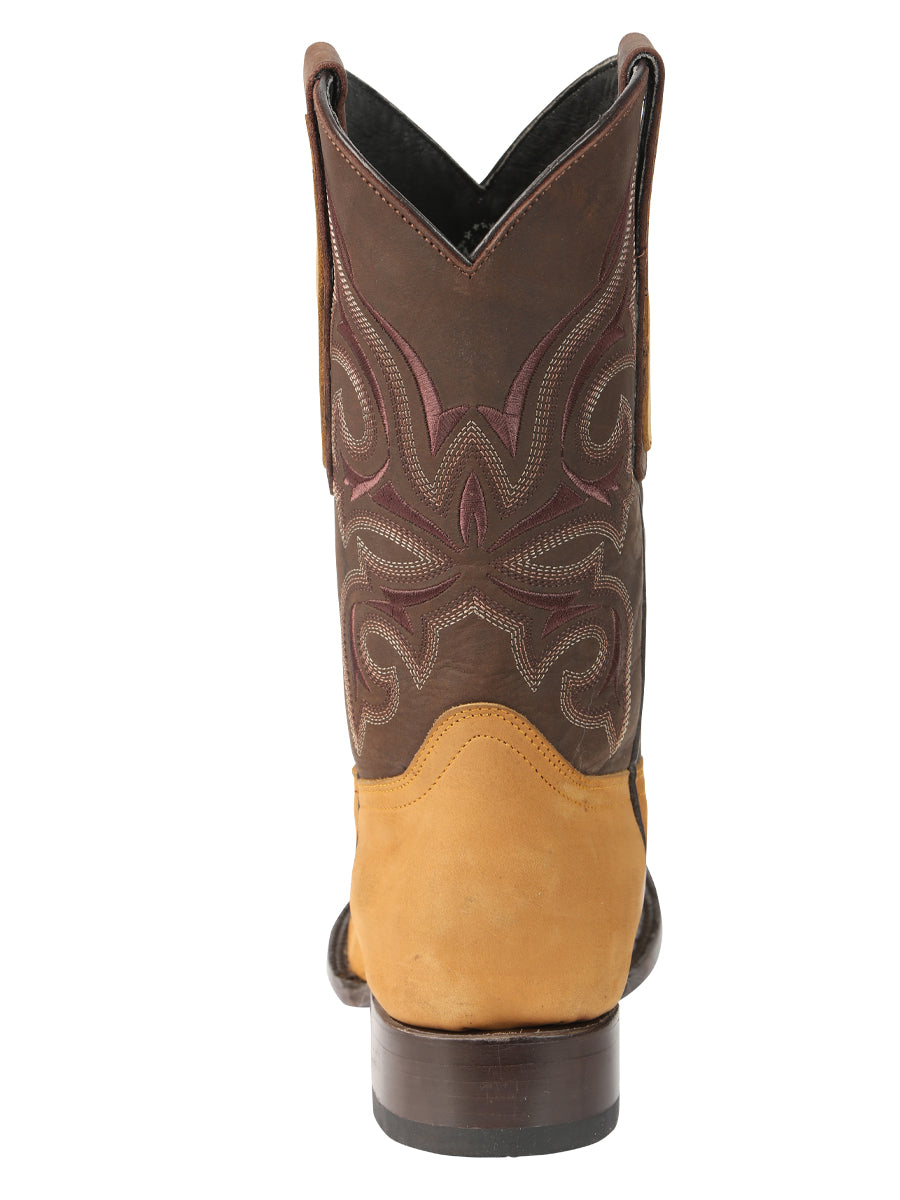 El General Men’s Rodeo Boots - Papaya 45526