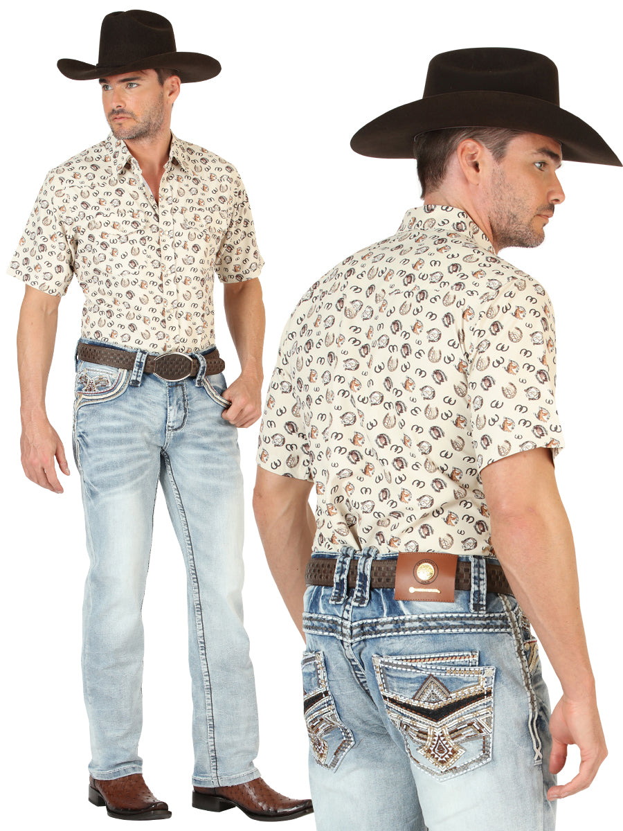 Centenario Men's Premium Denim Boot Cut Pants - Medium Blue  45533