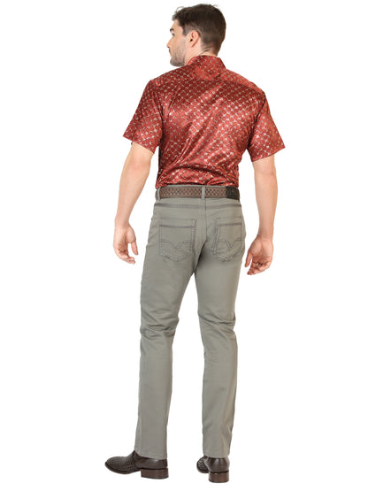 Centenario Slim Fit Denim Pants - Grey 45541