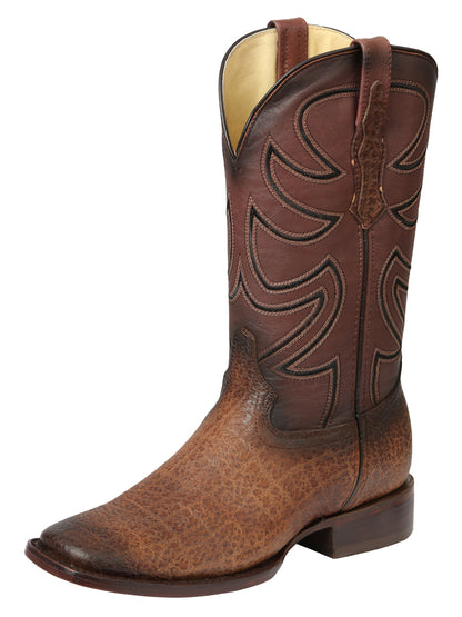Men’s El General Rodeo Boots - Tobacco Elephant Print 45665