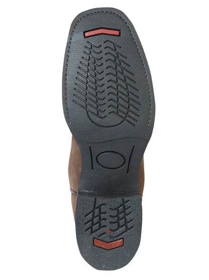 El General Rodeo Boot - Nobuck Camel 51113