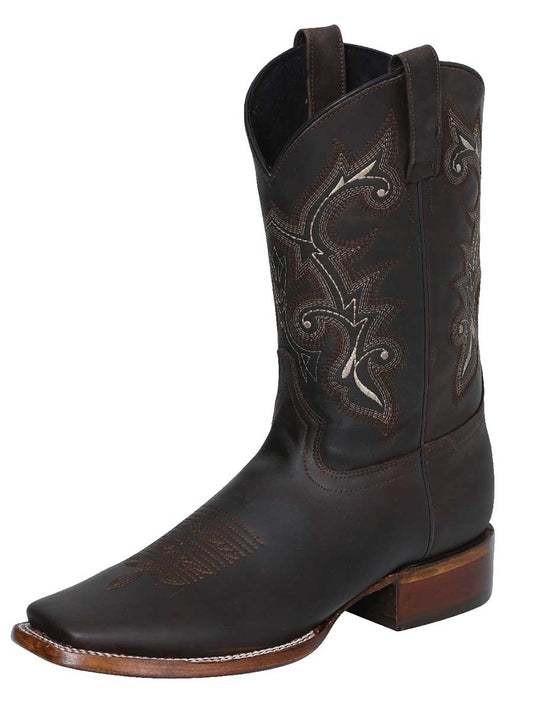 Rodeo Boot El Senor de los Cielos -  leathert Crazy -  Choco  124067