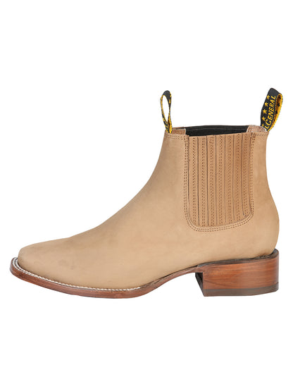 El General Men's Nobuck Ankle Boot - Nobuck Sand 126194