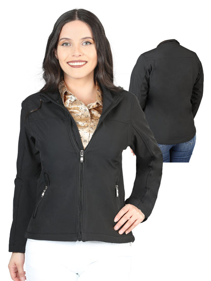 Womens Zipper Jacket Black 127081