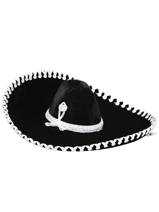 Kids 
Mexican Charro Hat Velvet Black/Silver 600317