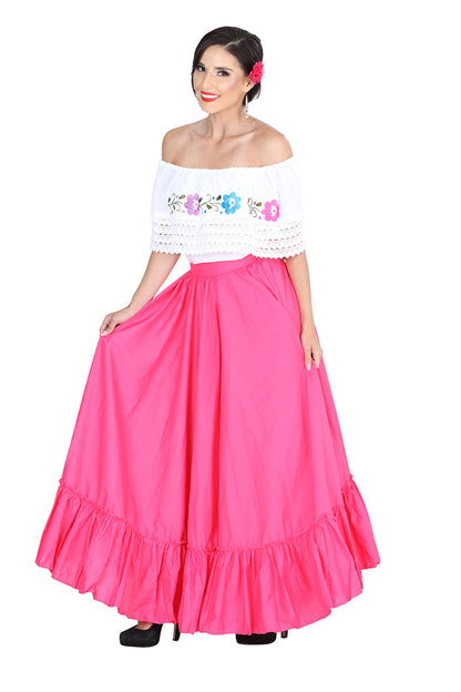 Dancing Skirt Doble Vuelo 100% Cotton Pink 601314