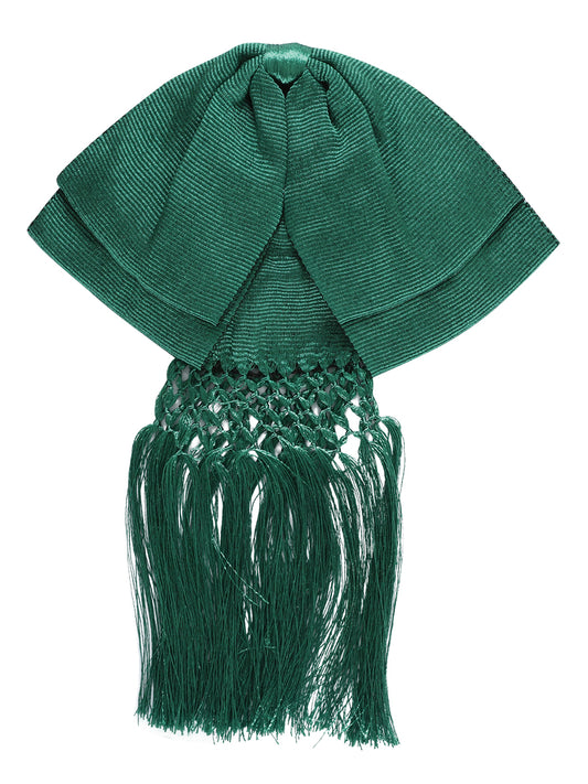 Mexican Charro Bow Tie 85% Articela, 15% Polyester Green  601479