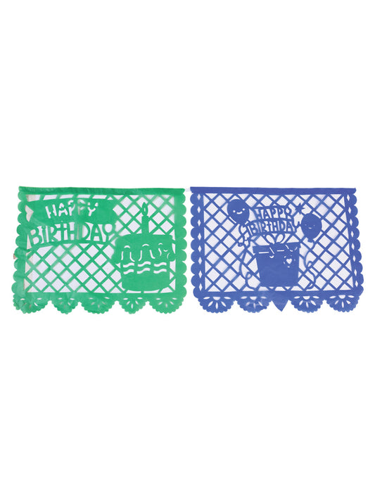 Decorative Papel Picado Happy Birthday Multicolor 601853
