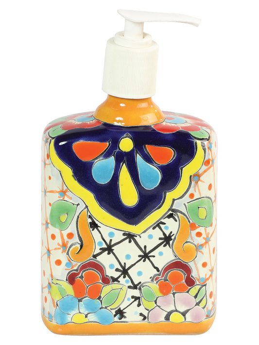 Artisanal Decorative Soap Dispenser Talavera Multicolor 603334