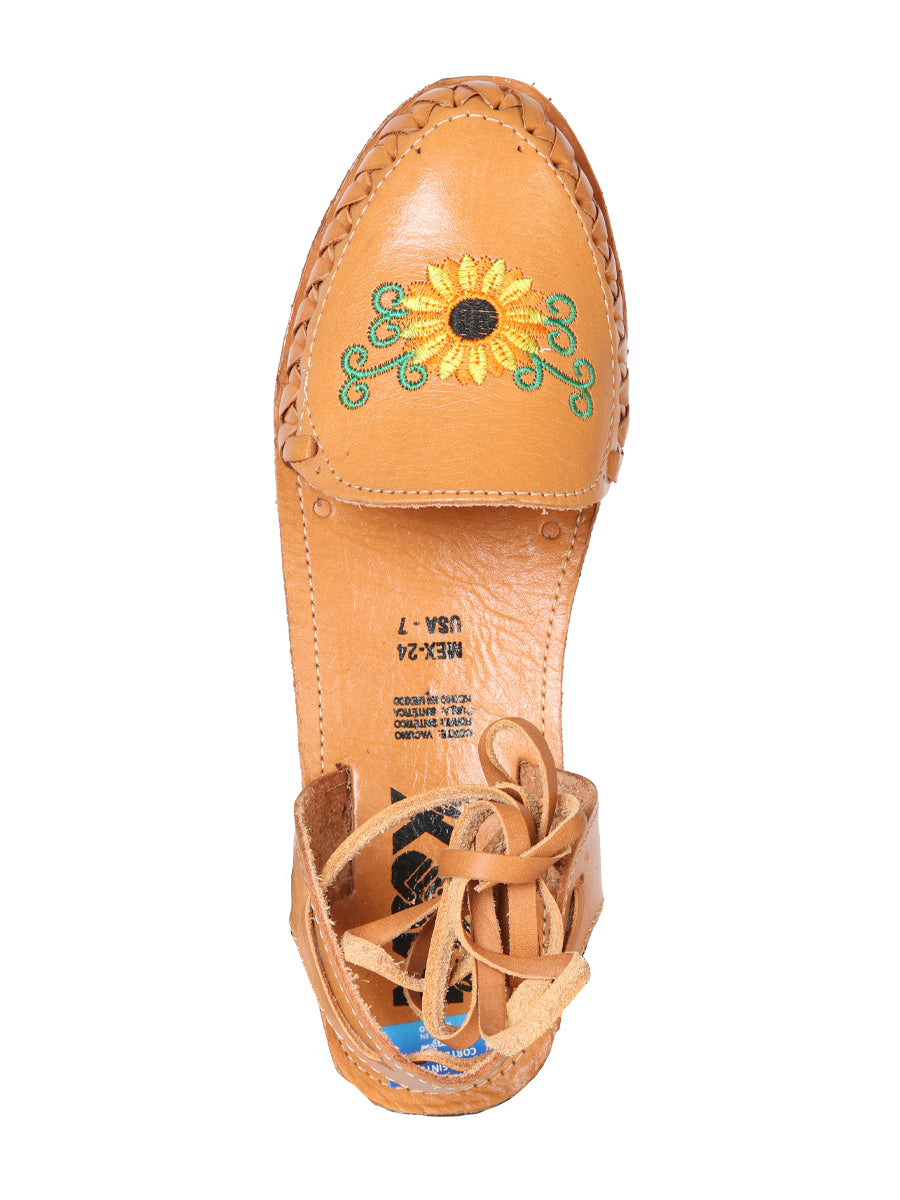 Mexican Artisanal Sandals Leather Tan 603920