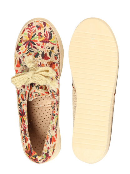 Mexican Artisanal Yute Tennis 50% Cotton, 50% Polyester  Multicolor 603959